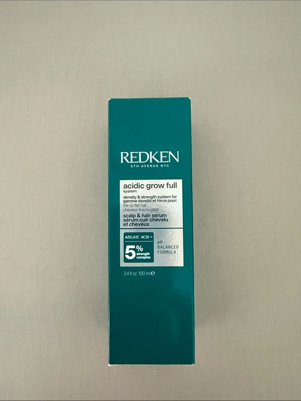 Redken Acidic Grow Full Scalp & Hair Serum  Brand New In Box (mens hair product)